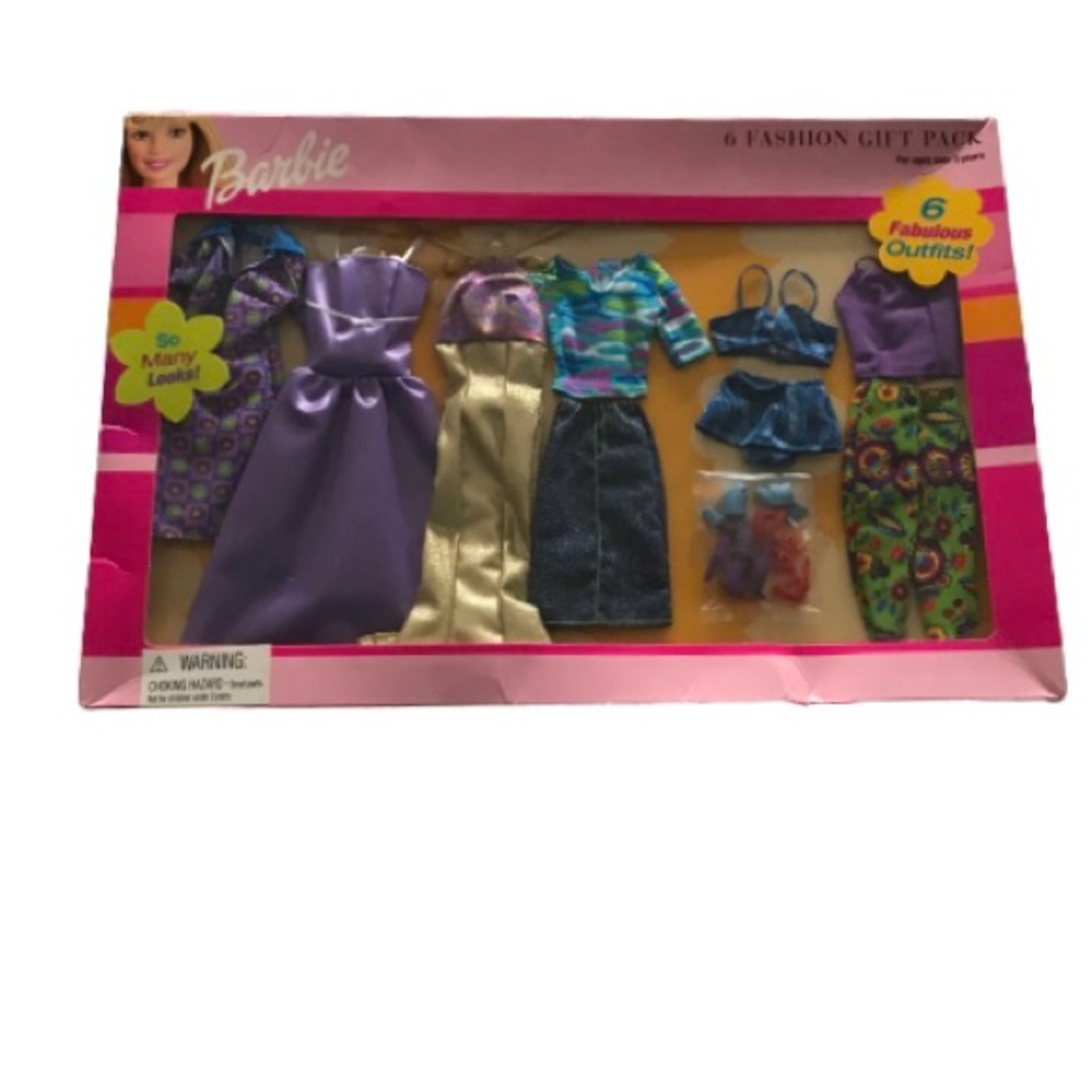 Barbie 6 Fashion Gift Set. NIB.